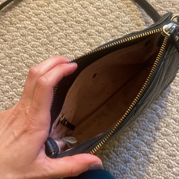 EUC Kate Spade quilted leather bag with chain and strap handle - Picture 6 of 7